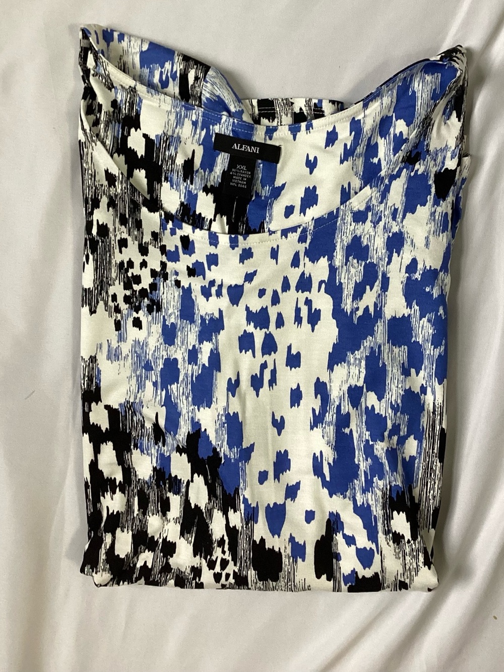 Alfani Ladies Short Sleeve Blouse Top Size XXL